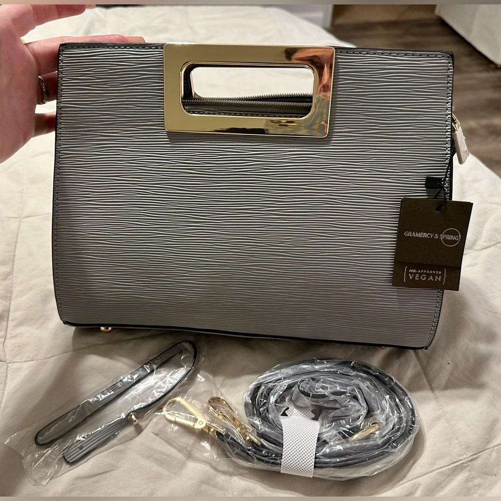 Brand new gramercy and spring vegan leather bag
